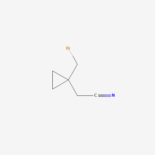 338392-48-6 2-[1-(bromomethyl)cyclopropyl]acetonitrile chemical structure