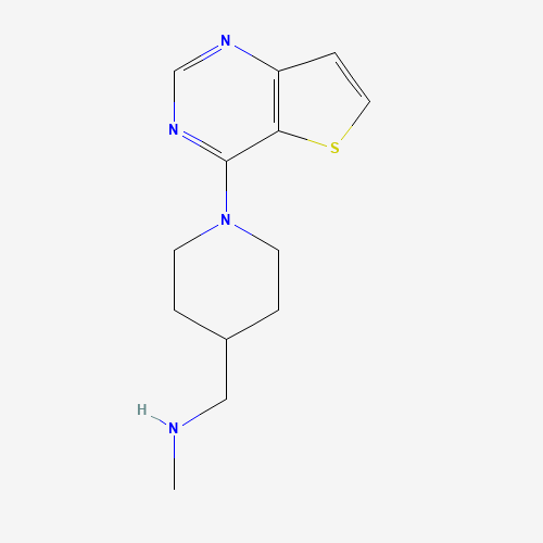 921939-04-0 N-methyl-1-(1-thieno[3,2-d]pyrimidin-4-ylpiperidin-4-yl)methanamine chemical structure