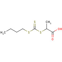 480436-46-2 2-butylsulfanylcarbothioylsulfanylpropanoic acid chemical structure