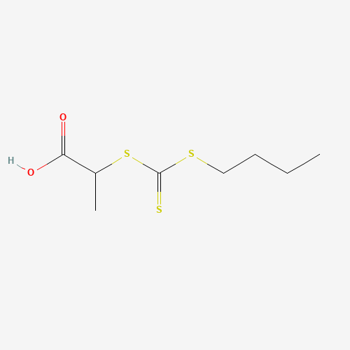 480436-46-2 2-butylsulfanylcarbothioylsulfanylpropanoic acid chemical structure