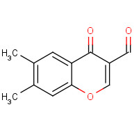57803-07-3 6,7-dimethyl-4-oxochromene-3-carbaldehyde chemical structure