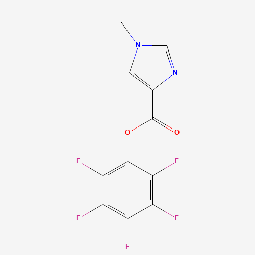 898288-88-5 (2,3,4,5,6-pentafluorophenyl) 1-methylimidazole-4-carboxylate chemical structure