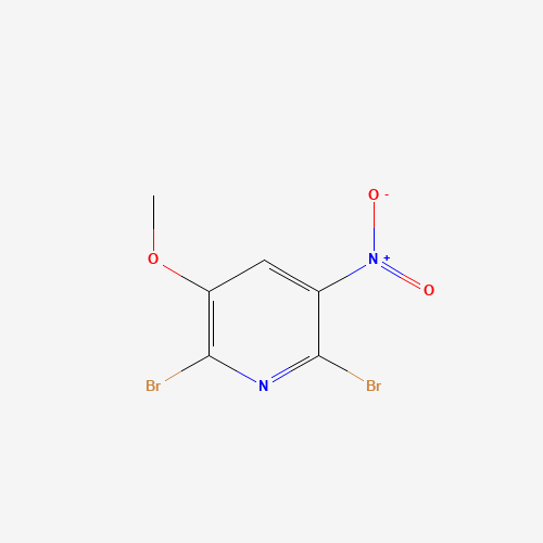79491-46-6 2,6-dibromo-3-methoxy-5-nitropyridine chemical structure