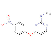 630126-01-1 N-methyl-4-(4-nitrophenoxy)pyrimidin-2-amine chemical structure