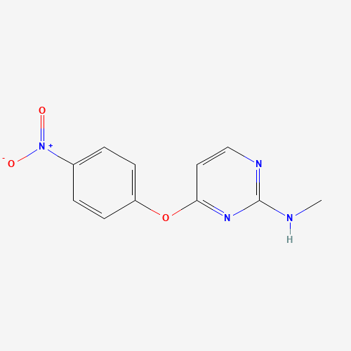 630126-01-1 N-methyl-4-(4-nitrophenoxy)pyrimidin-2-amine chemical structure