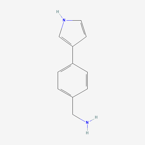 1448189-35-2 [4-(1H-pyrrol-3-yl)phenyl]methanamine chemical structure