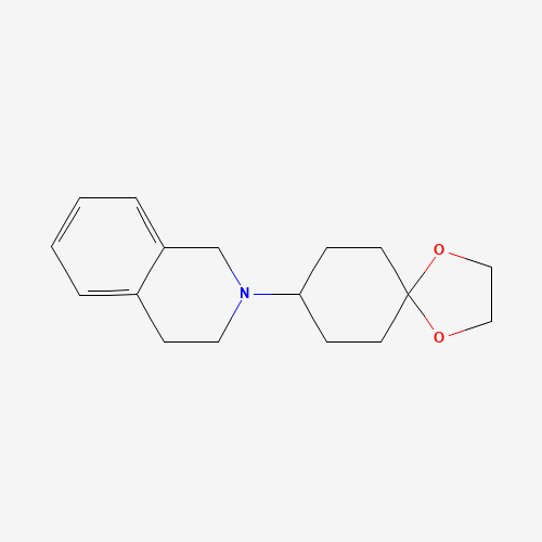 166398-22-7 2-(1,4-dioxaspiro[4.5]decan-8-yl)-3,4-dihydro-1H-isoquinoline chemical structure