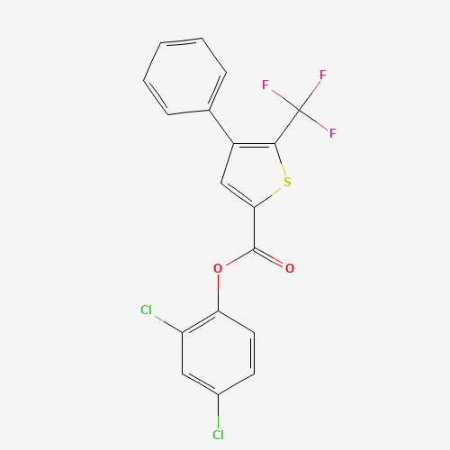 256348-21-7 (2,4-dichlorophenyl) 4-phenyl-5-(trifluoromethyl)thiophene-2-carboxylate chemical structure