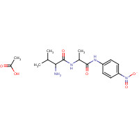 108321-94-4 acetic acid;2-amino-3-methyl-N-[1-(4-nitroanilino)-1-oxopropan-2-yl]butanamide chemical structure