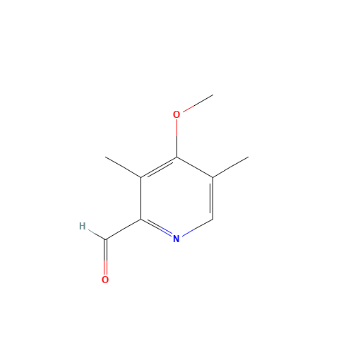 110464-72-7 4-methoxy-3,5-dimethylpyridine-2-carbaldehyde chemical structure