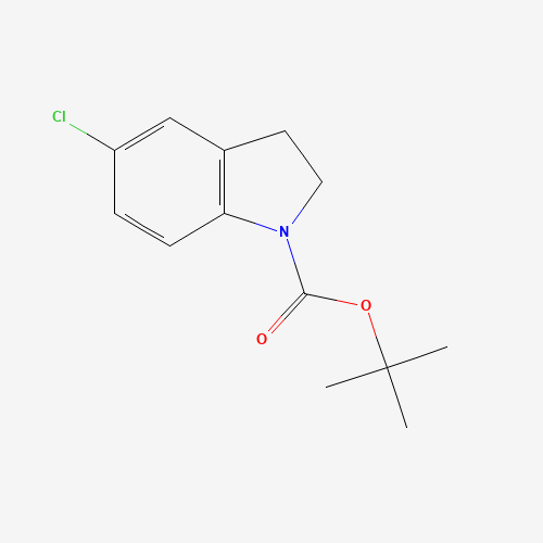 143262-12-8 tert-butyl 5-chloro-2,3-dihydroindole-1-carboxylate chemical structure
