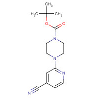 884507-31-7 tert-butyl 4-(4-cyanopyridin-2-yl)piperazine-1-carboxylate chemical structure
