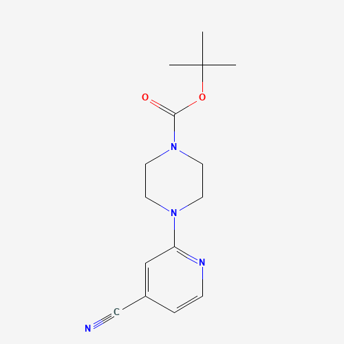 884507-31-7 tert-butyl 4-(4-cyanopyridin-2-yl)piperazine-1-carboxylate chemical structure
