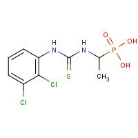 284489-58-3 1-[(2,3-dichlorophenyl)carbamothioylamino]ethylphosphonic acid chemical structure