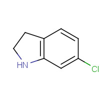 52537-00-5 6-chloro-2,3-dihydro-1H-indole chemical structure