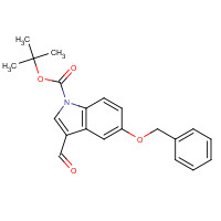 914348-98-4 tert-butyl 3-formyl-5-phenylmethoxyindole-1-carboxylate chemical structure