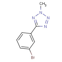 69746-37-8 5-(3-bromophenyl)-2-methyltetrazole chemical structure