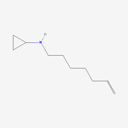 1340330-08-6 N-hept-6-enylcyclopropanamine chemical structure