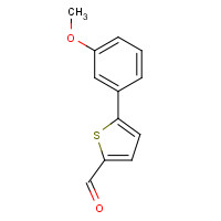 249504-37-8 5-(3-methoxyphenyl)thiophene-2-carbaldehyde chemical structure