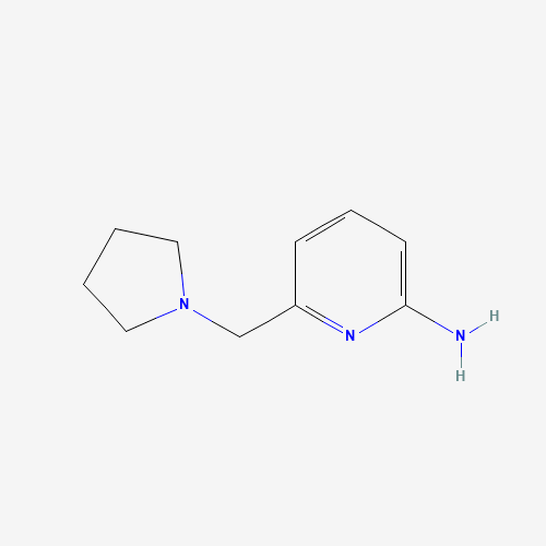 1093296-15-1 6-(pyrrolidin-1-ylmethyl)pyridin-2-amine chemical structure