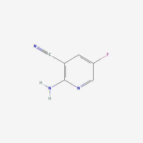 801303-22-0 2-amino-5-fluoropyridine-3-carbonitrile chemical structure