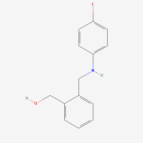 436099-77-3 [2-[(4-fluoroanilino)methyl]phenyl]methanol chemical structure