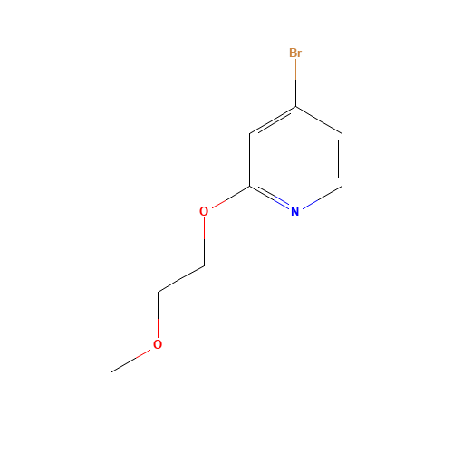 1289131-55-0 4-bromo-2-(2-methoxyethoxy)pyridine chemical structure