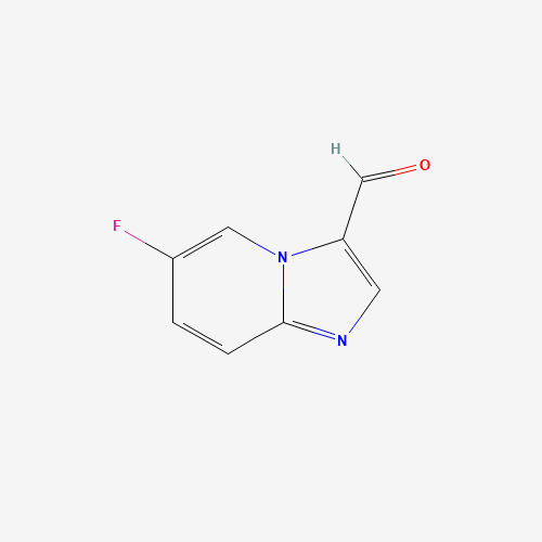 1019020-06-4 6-fluoroimidazo[1,2-a]pyridine-3-carbaldehyde chemical structure