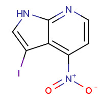 1000340-40-8 3-iodo-4-nitro-1H-pyrrolo[2,3-b]pyridine chemical structure