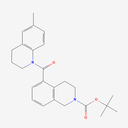 1430563-68-0 tert-butyl 5-(6-methyl-3,4-dihydro-2H-quinoline-1-carbonyl)-3,4-dihydro-1H-isoquinoline-2-carboxylate chemical structure
