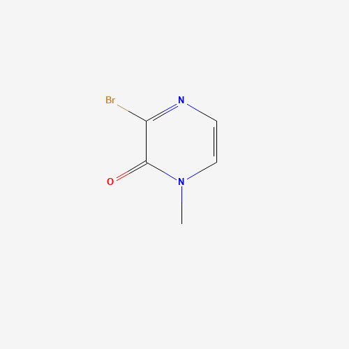 1187017-25-9 3-bromo-1-methylpyrazin-2-one chemical structure