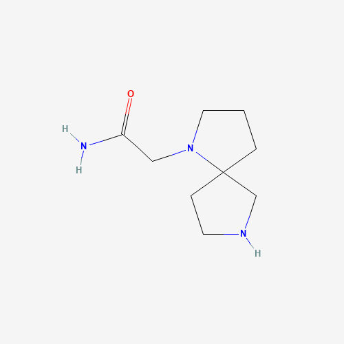 1400797-56-9 2-(1,7-diazaspiro[4.4]nonan-1-yl)acetamide chemical structure