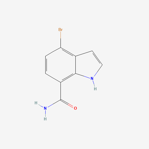 1211596-82-5 4-bromo-1H-indole-7-carboxamide chemical structure