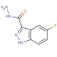 1203-98-1 5-fluoro-1H-indazole-3-carbohydrazide chemical structure