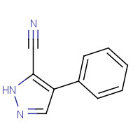 21673-04-1 4-phenyl-1H-pyrazole-5-carbonitrile chemical structure