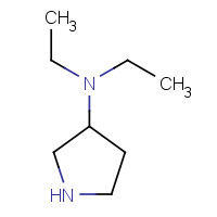 108963-18-4 N,N-diethylpyrrolidin-3-amine chemical structure