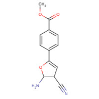 1261268-86-3 methyl 4-(5-amino-4-cyanofuran-2-yl)benzoate chemical structure