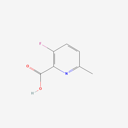 1256806-43-5 3-fluoro-6-methylpyridine-2-carboxylic acid chemical structure