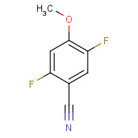 1007605-44-8 2,5-difluoro-4-methoxybenzonitrile chemical structure