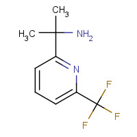 1192356-25-4 2-[6-(trifluoromethyl)pyridin-2-yl]propan-2-amine chemical structure