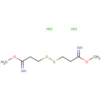 38285-78-8 methyl 3-[(3-imino-3-methoxypropyl)disulfanyl]propanimidate;dihydrochloride chemical structure