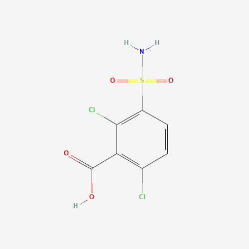 72290-28-9 2,6-dichloro-3-sulfamoylbenzoic acid chemical structure