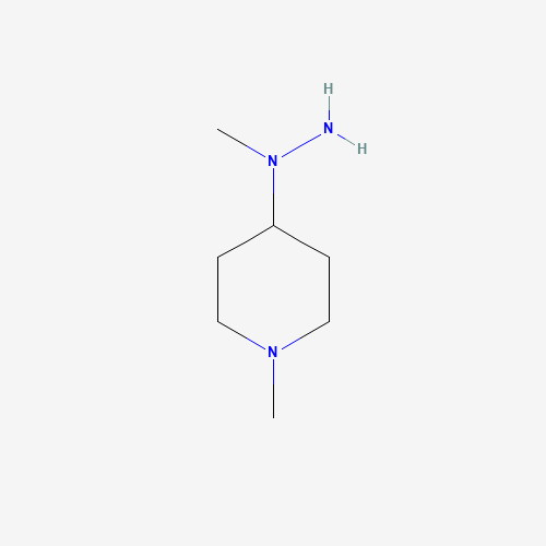 1393608-27-9 (1-methylpiperidin-4-yl)methylhydrazine chemical structure