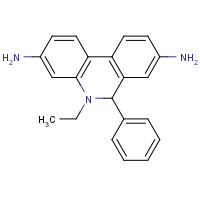 104821-25-2 5-ethyl-6-phenyl-6H-phenanthridine-3,8-diamine chemical structure