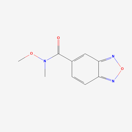 1202376-75-7 N-methoxy-N-methyl-2,1,3-benzoxadiazole-5-carboxamide chemical structure