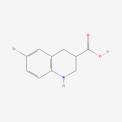 885278-13-7 6-bromo-1,2,3,4-tetrahydroquinoline-3-carboxylic acid chemical structure