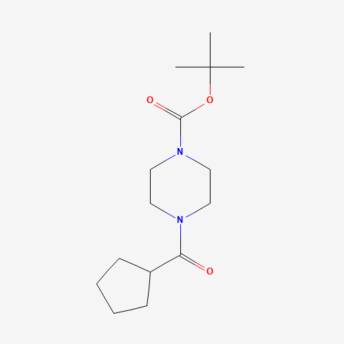 1029361-65-6 tert-butyl 4-(cyclopentanecarbonyl)piperazine-1-carboxylate chemical structure