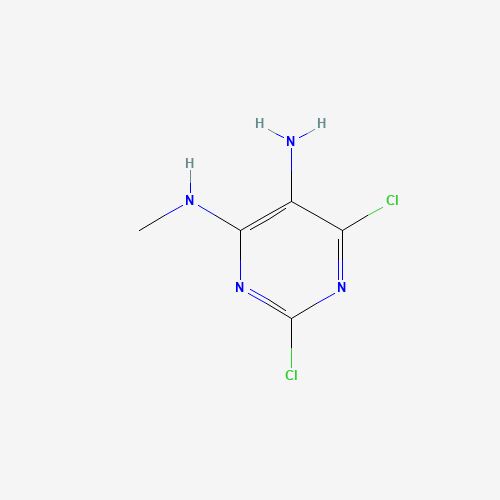 91321-79-8 2,6-dichloro-4-N-methylpyrimidine-4,5-diamine chemical structure