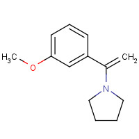 237436-49-6 1-[1-(3-methoxyphenyl)ethenyl]pyrrolidine chemical structure