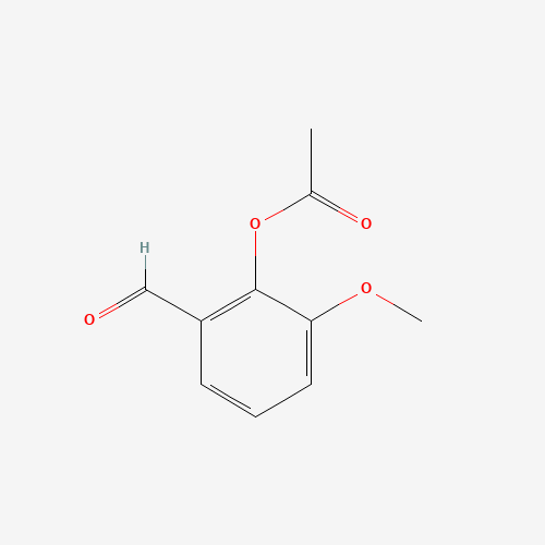 7150-01-8 (2-formyl-6-methoxyphenyl) acetate chemical structure